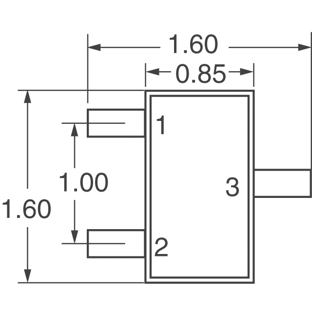 UNR9115J0L Panasonic Electronic Components  Transistors bipolaires (BJT) pré-polarisés simples